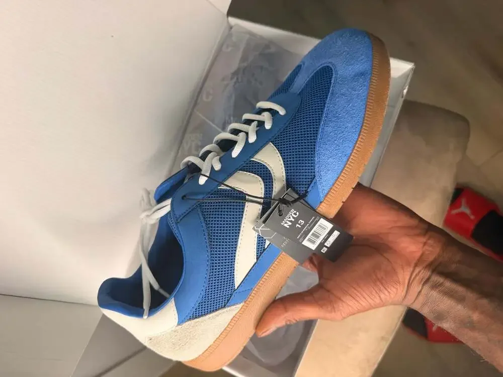 Madden NYC Men's M-Marval Casual Sneaker Blue Size 13
